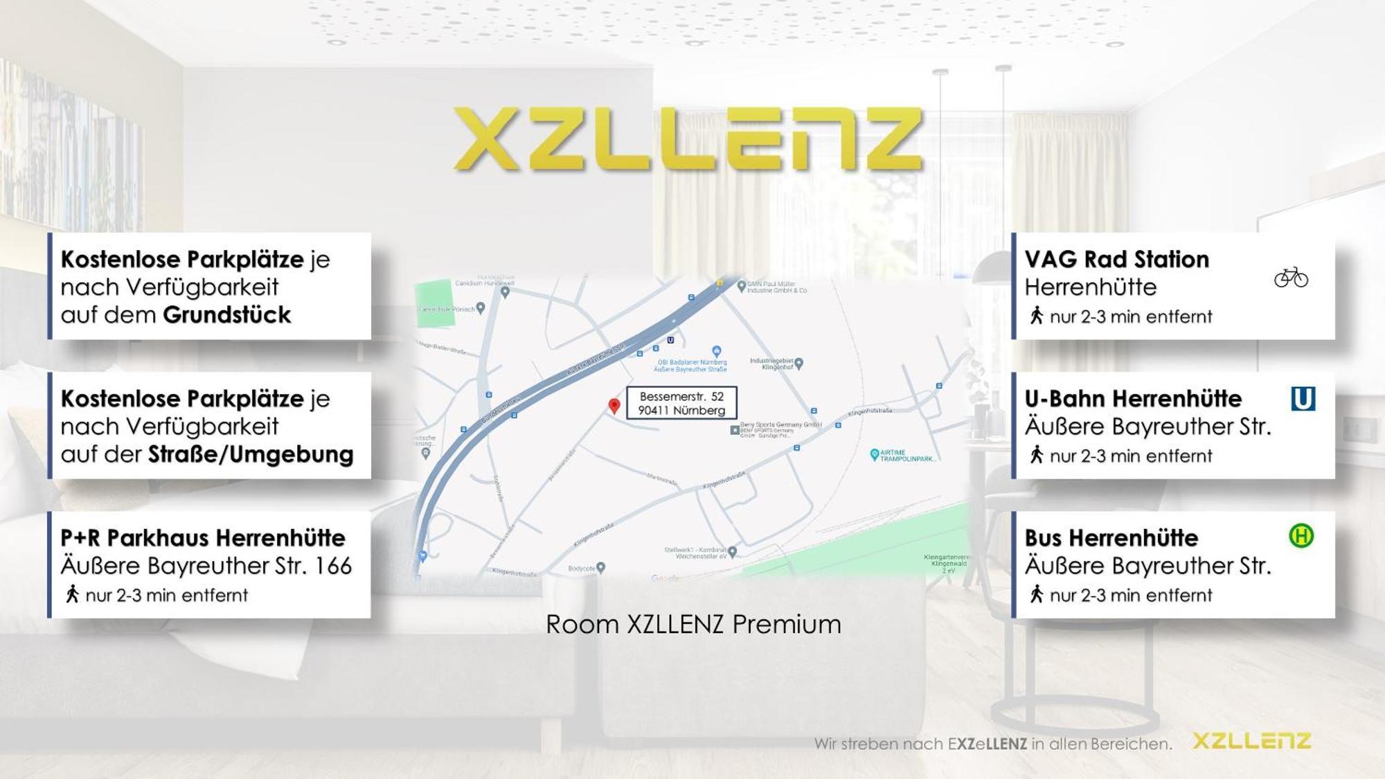 Xzllenz Traum Studio-Apartment, Frei-Parken, U-Bahn, Kueche Nuremberg Luaran gambar